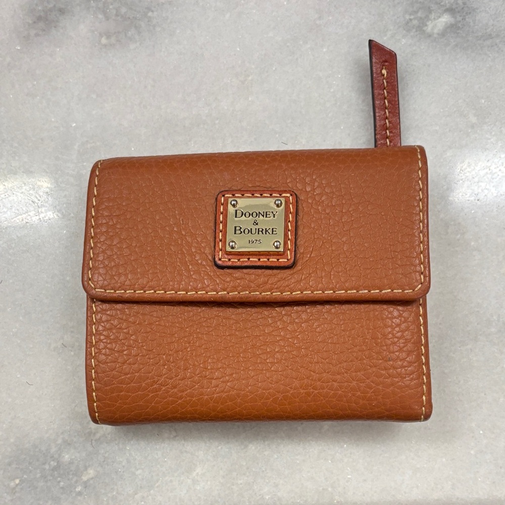 Dooney & Bourke Tan Leather Wallet